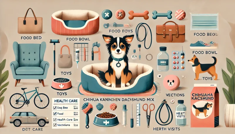 サンプル画像(この画像はAIで作成したイメージ画像であり、実際のカニンヘンダックスフンドまたはチワックスの写真ではありません。犬種のイメージを伝えるための参考画像です